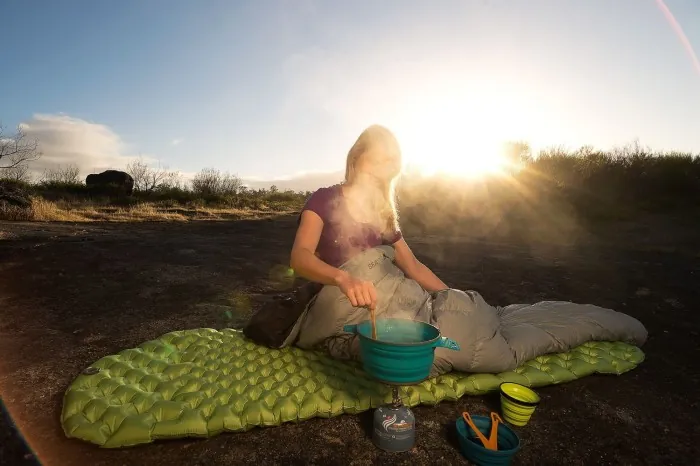 Надувной коврик Comfort Light Insulated Mat 2020, 184х55х6.3см, Green от Sea to Summit