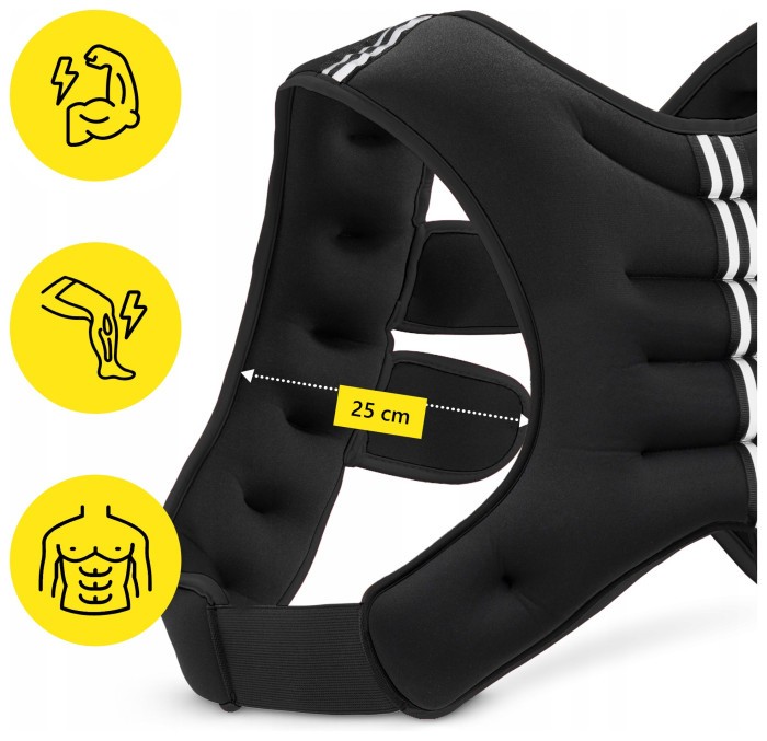 Жилет-утяжелитель для тренировок Cornix Weight Vest 3 кг XR-0342 Black