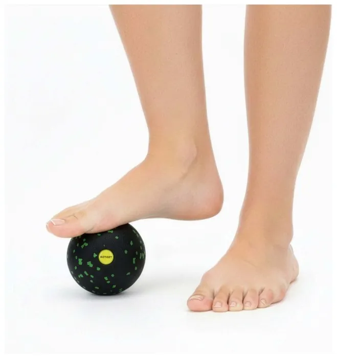 Массажный мяч Actiget EPP 8 см ACT0096 Black/Green