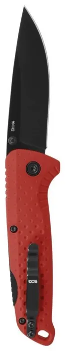 Розкладний ніж SOG Adventurer LB, Red/Black