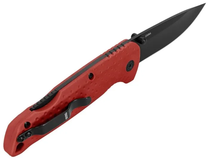 Розкладний ніж SOG Adventurer LB, Red/Black