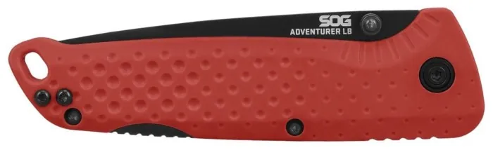 Розкладний ніж SOG Adventurer LB, Red/Black