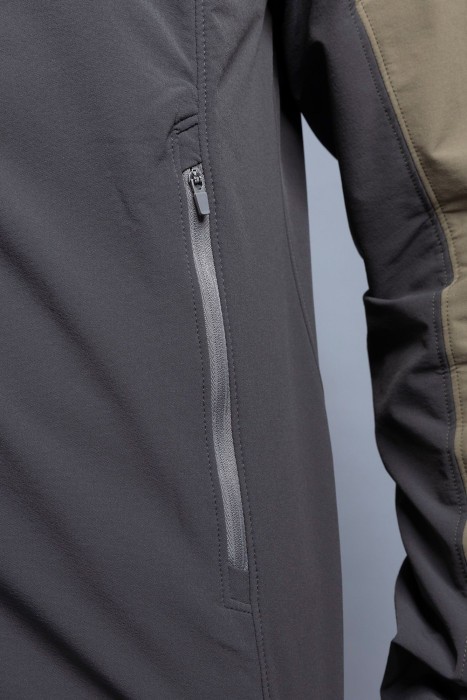 Трекінгова чоловіча куртка Soft Shell Tatonka Cesi M's Hooded Jacket, Dark Grey/Olive, M