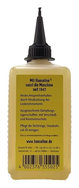 Масло для вилок і амортизаторів, HanselineTele-Gabeloil SAE5, 200мл
