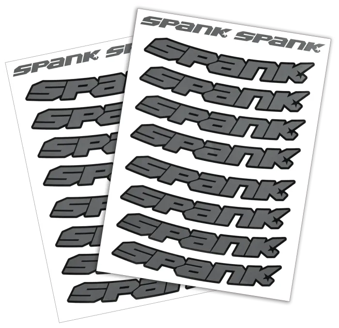 Набір наклейок на обода SPANK Decal kit, Silver