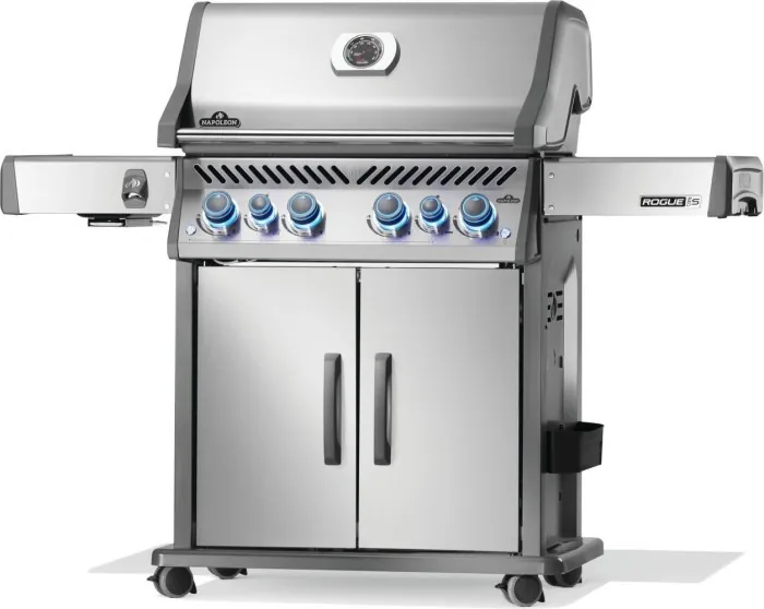 Газовый гриль Napoleon Rogue PRO-S 525 RSIB с боковой горелкой Sizzle Zone и вертилем (69912) нерж сталь RPS525RSIBPSS-2-UA