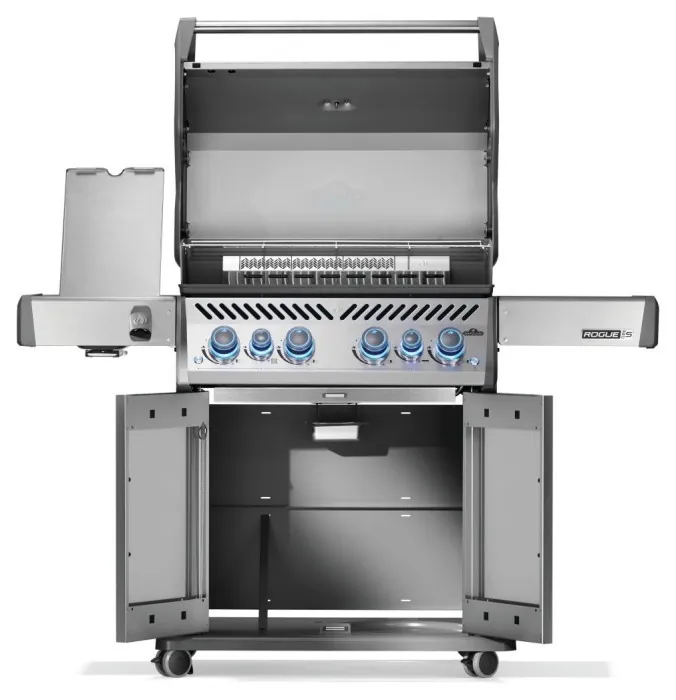 Газовый гриль Napoleon Rogue PRO-S 525 RSIB с боковой горелкой Sizzle Zone и вертилем (69912) нерж сталь RPS525RSIBPSS-2-UA