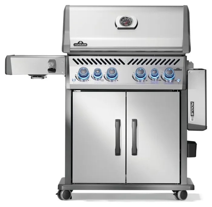 Газовый гриль Napoleon Rogue PRO-S 525 RSIB с боковой горелкой Sizzle Zone и вертилем (69912) нерж сталь RPS525RSIBPSS-2-UA