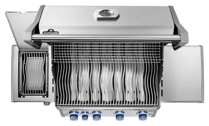 Газовый гриль Napoleon Rogue PRO-S 525 RSIB с боковой горелкой Sizzle Zone и вертилем (69912) нерж сталь RPS525RSIBPSS-2-UA