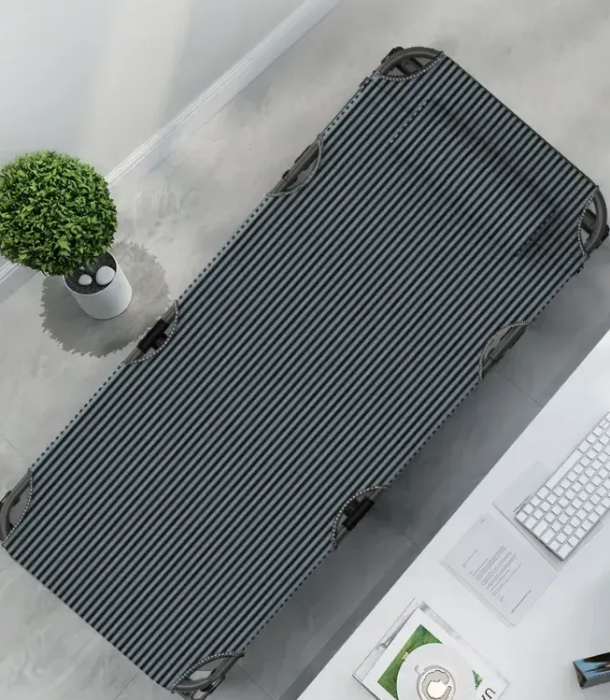 Розкладне ліжко (розкладачка) з матрацом і подушкою LEOBRO Striped (LB-FB-A1-STR)