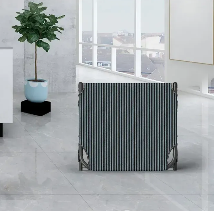 Розкладне ліжко (розкладачка) з матрацом і подушкою LEOBRO Striped (LB-FB-A1-STR)