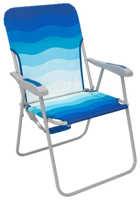 Складной пляжный стул Wejoy WF1901 dark blue/white
