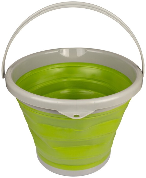 Ведро TRAMP складное силиконовое 10л UTRC-091 Олива