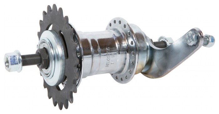 Втулка задня ST гальмівна 36H 14G 21T на гайках VELOSTEEL (Чехія), укр, укр