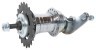 Втулка задняя ST тормозная 36H 14G 21T на гайках VELOSTEEL (Чехия)