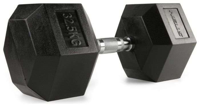 Гантель гексогональный 32,5 кг. Стейн. OK1013-32,5