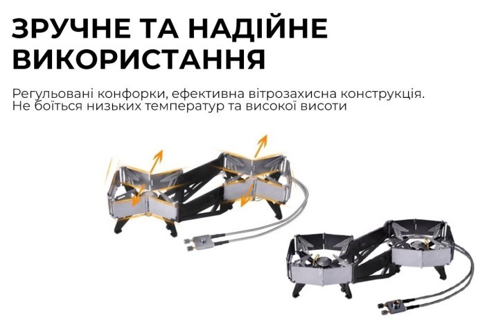 Газовая горелка двойная BRS-32