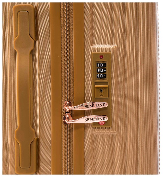Валіза Semi Line 28" (L) Gold (T5667-4)