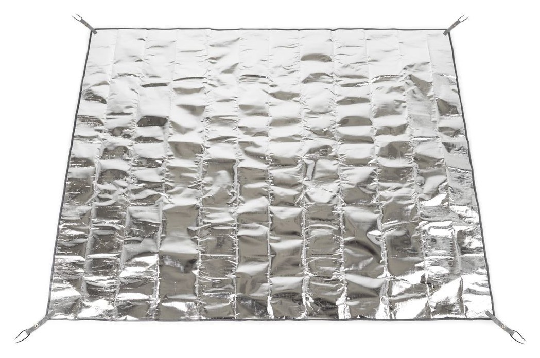 Килимок багатофункціональний кемпінговий термоізоляційний PE Naturehike NH20FCD03 з алюмінієвою плівкою, 160x200, укр, укр