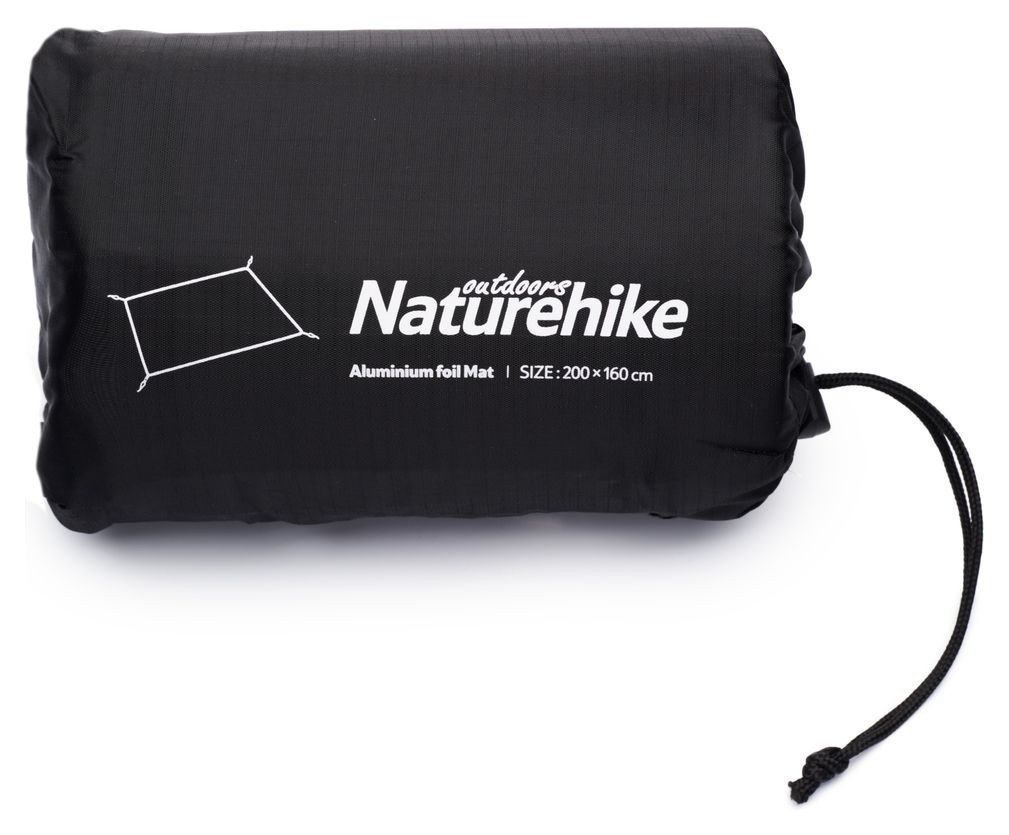 Килимок багатофункціональний кемпінговий термоізоляційний PE Naturehike NH20FCD03 з алюмінієвою плівкою, 160x200