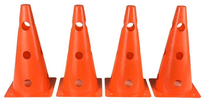 Конусы-фишки спортивные EasyFit 31 см (набор из 4 штук)