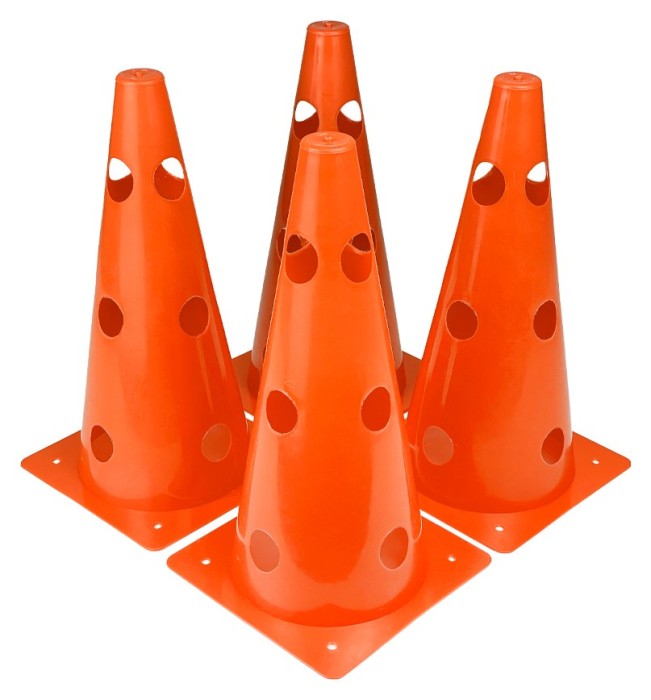 Конусы-фишки спортивные EasyFit 31 см (набор из 4 штук)