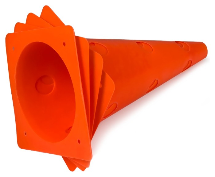 Конусы-фишки спортивные EasyFit 31 см (набор из 4 штук)