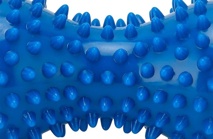 Масажний м'ячик EasyFit Goober з шипами синій