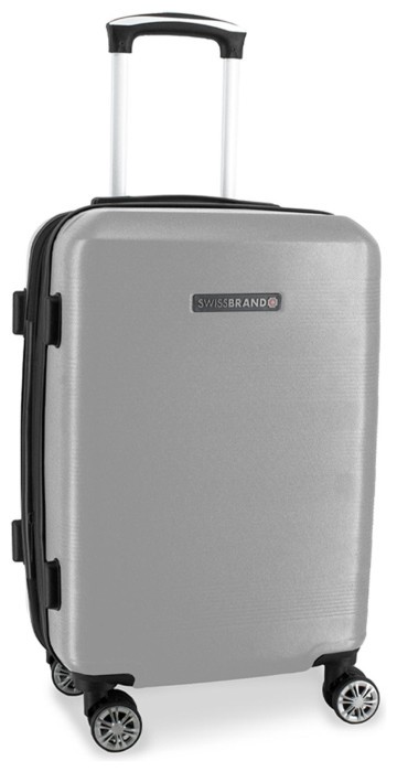 Валіза Swissbrand Cardiff (L) Silver (SWB_LHCAR802L) Discounted