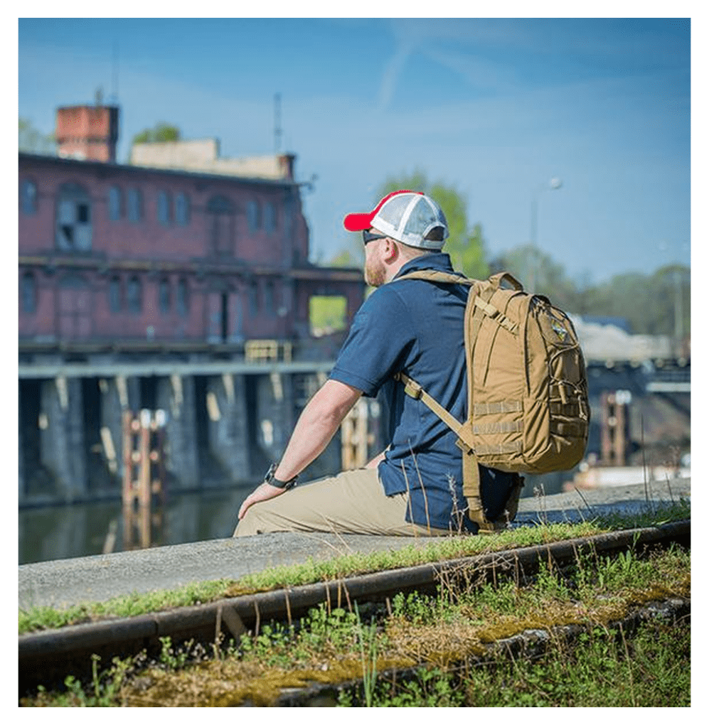 Рюкзак EDC 21л Helikon-Tex Backpack - Nylon Polyester Blend - Melange Grey