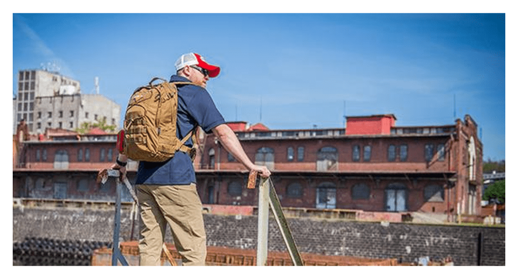 Рюкзак EDC 21л Helikon-Tex Backpack - Nylon Polyester Blend - Melange Grey