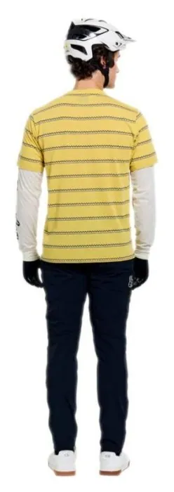 Джерсі TLD SKYLINE FAKIE RIDE LS TEE; STRIPE [BUTTER] L