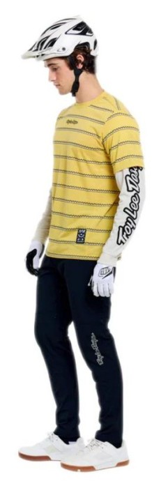 Джерсі TLD SKYLINE FAKIE RIDE LS TEE; STRIPE [BUTTER] L