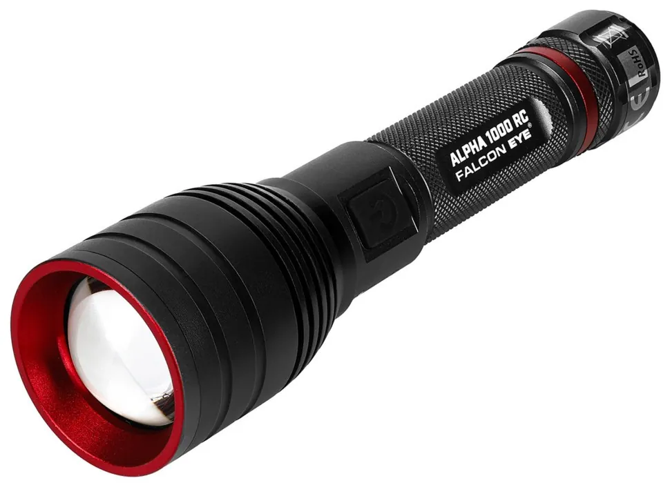 Ліхтар тактичний Falcon Eye Alpha 1000 RC (1000 Lm) Focus Rechargeable Type-C (FHH0122) (DSM_DAS303957)
