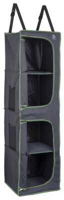 Шафа-органайзер підвісна складана Bo-Camp 4 Compartments 2 Doors Anthracite (1709380)