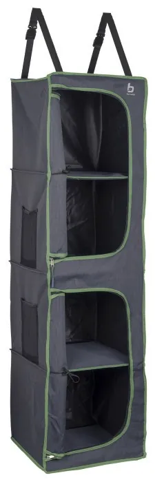Шафа-органайзер підвісна складана Bo-Camp 4 Compartments 2 Doors Anthracite (1709380)