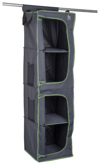 Шафа-органайзер підвісна складана Bo-Camp 4 Compartments 2 Doors Anthracite (1709380)