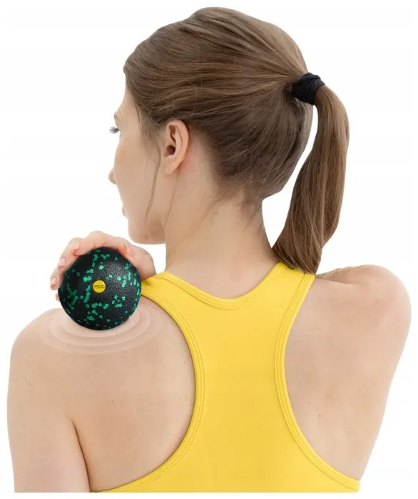 Массажный мяч 4FIZJO EPP Ball 12 Black/Green (P-5907222931264)