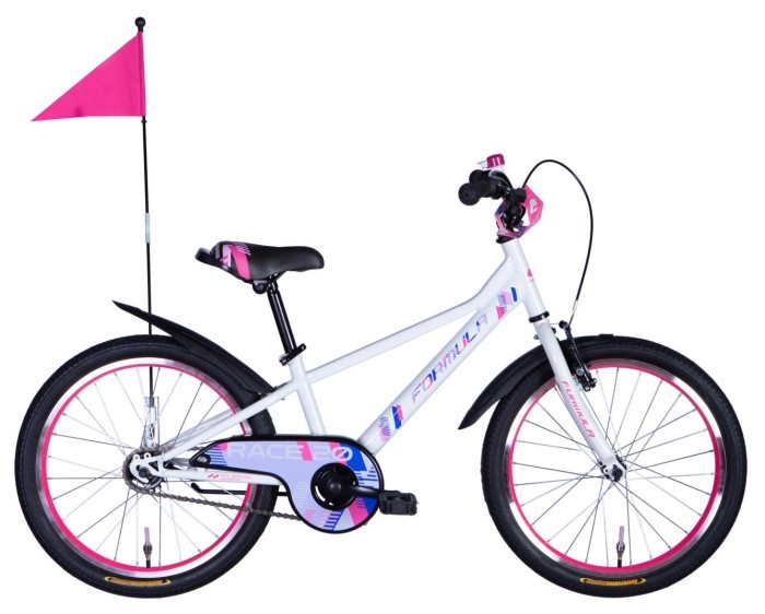 Велосипед ST 20" Formula Kid RACE BH рама-10" белый с розовым 2026