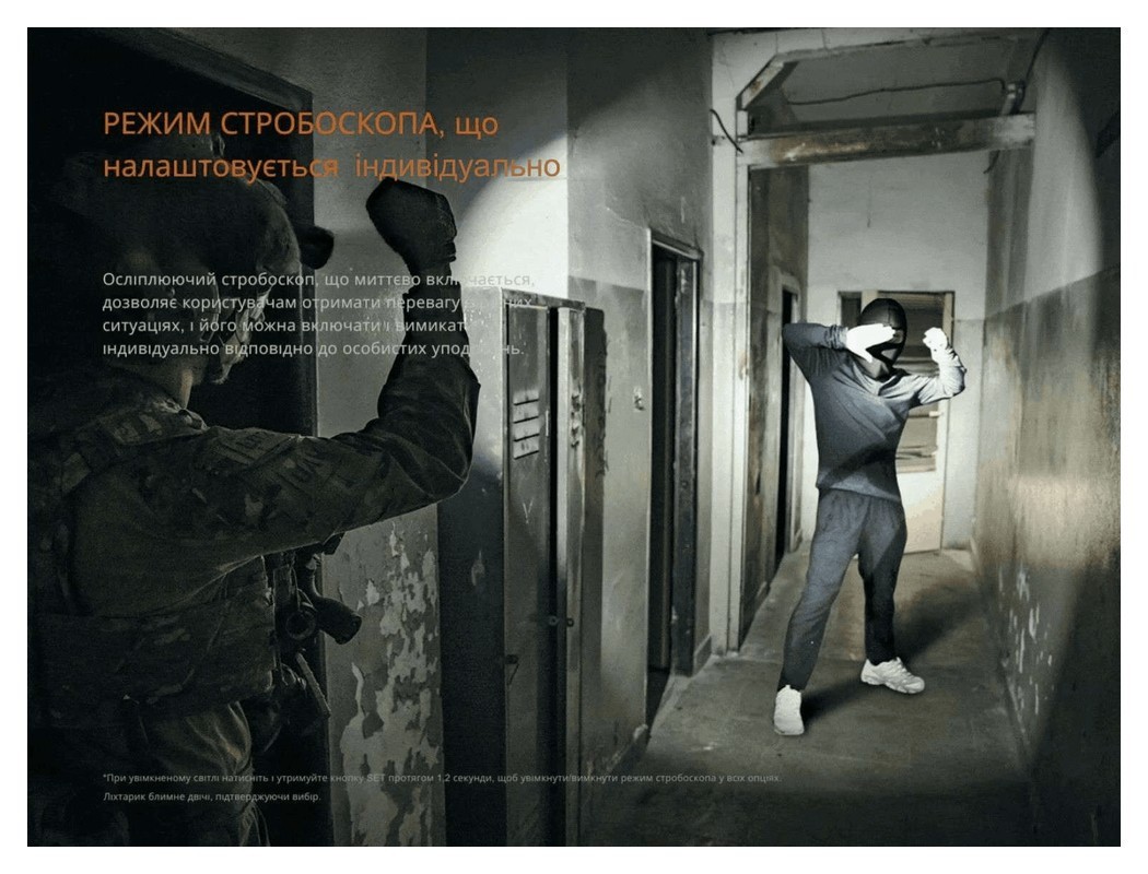 Ліхтар тактичний ручний Fenix PD35R ACE 2000 лм, укр, укр