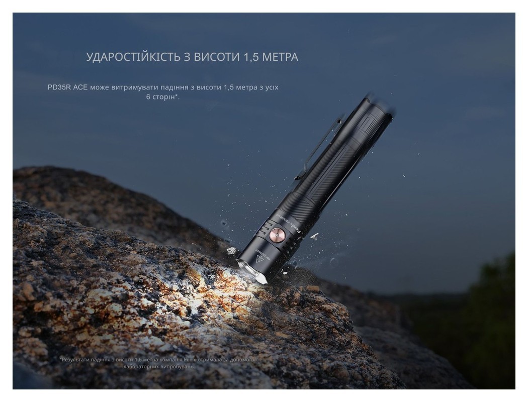 Ліхтар тактичний ручний Fenix PD35R ACE 2000 лм, укр, укр