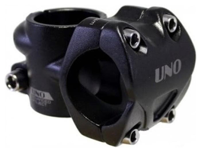 Виніс керма Алюмiнiй безрізьб. 1-1/8" 31.8мм довжина - 35мм 0° нерегульований Kalloy "UNO" AS-M05 чорний, укр, укр