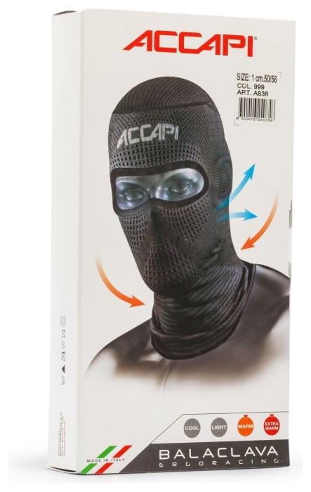 Балаклава для взрослых Accapi Ergoracing Balaclava, Black