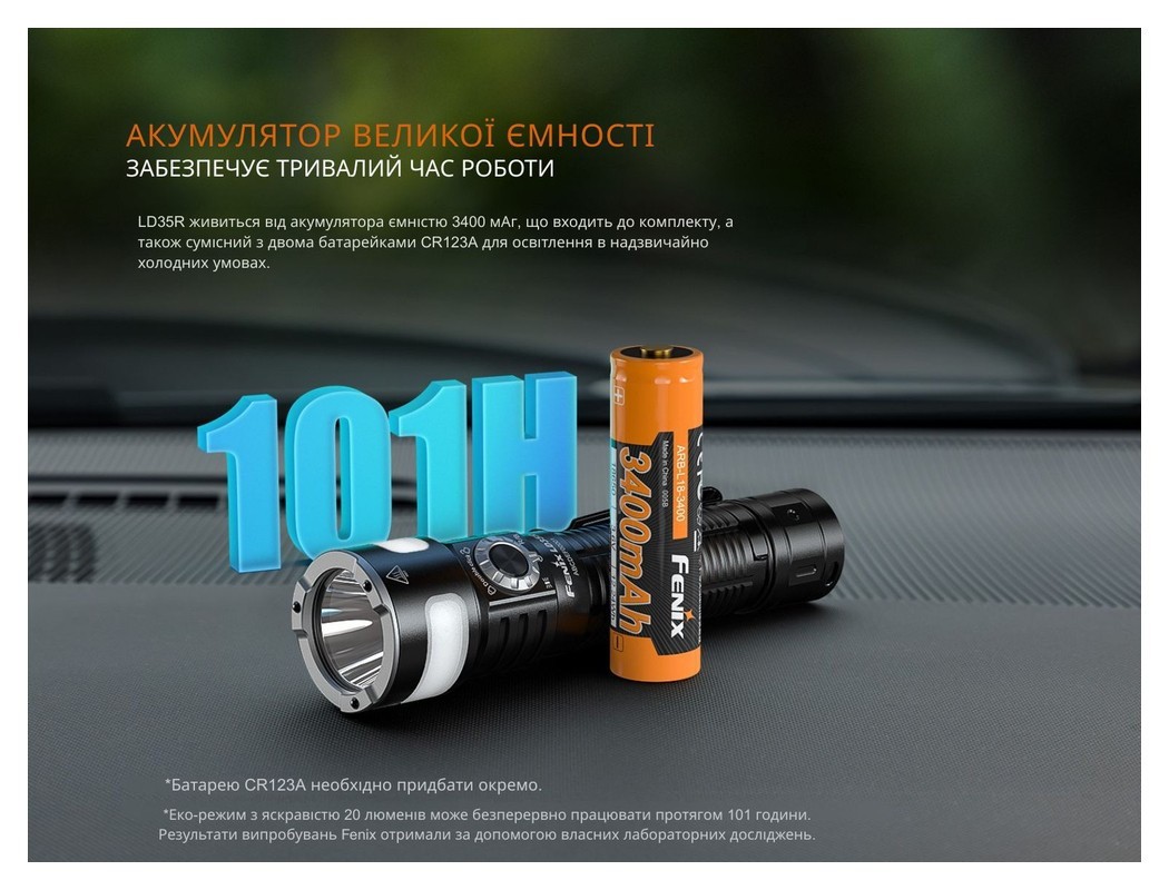 Ліхтар ручний Fenix LD35R, укр, укр