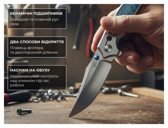 Ніж Weknife Skynix WE24087-2, укр, укр