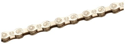 Кирпич для велосипеда Cycledesign TITANIUM ED 10 SP 1/2″*11/128″ 116 зв. Gold (CH0001)