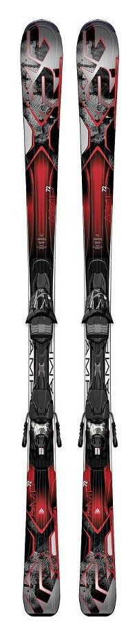 Лижі гірські (комплект) K2 AMP 72 M2 10+MOD 10.0 M2 146см Grey/red (1030009.122.1+1031018.122.1), укр, укр
