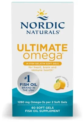 Ultimate Omega Fish Gels - 60 softgels