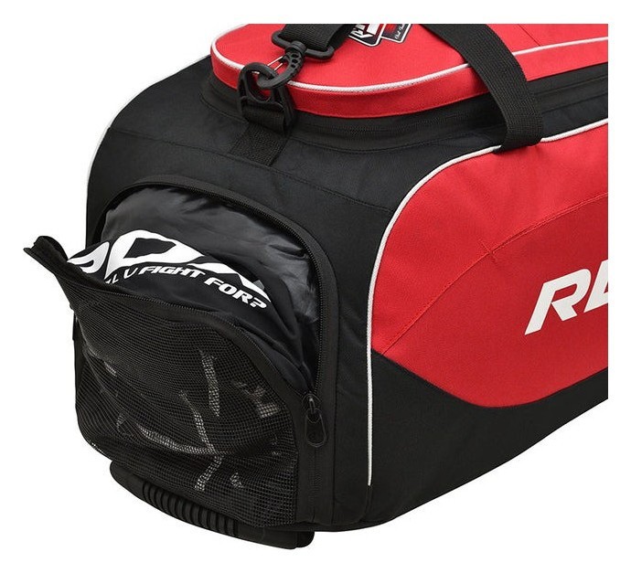 Спортивна сумка RDX R1 Duffel Bag with Backpack Straps Black/Red