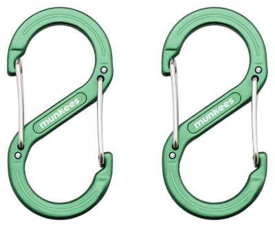 Munkees 3276 карабін Forged S 6 mm x 60 mm (пара) grass green